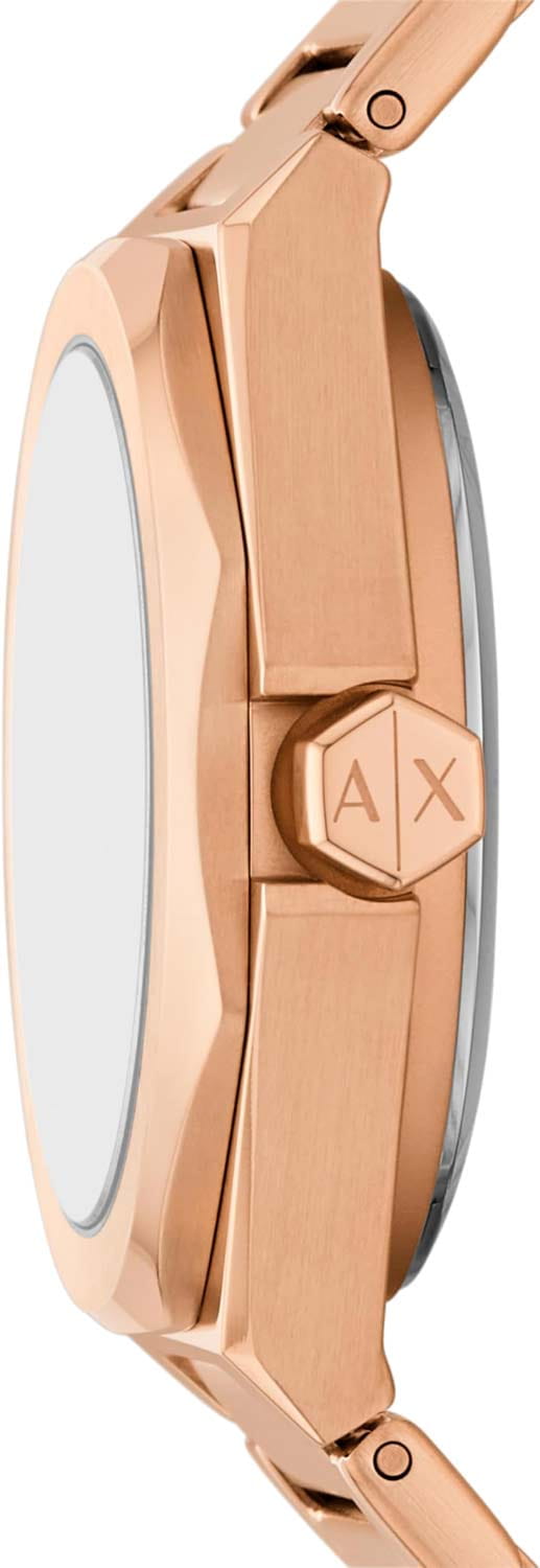 Armani Exchange Armani Exchange Andrea AX4619 механические женские часы часы крупный план серебристый циферблата