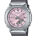 Casio Casio G-Shock GM-S2110-4A GM GM-S2110-4A электронные женские часы розовый циферблат, браслет пластик — вид спереди