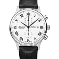 Atlantic Atlantic Seabase 64452.41.18  64452.41.18 кварцевые мужские часы белый циферблат, браслет кожаный — вид спереди