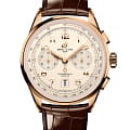 Breitling Breitling Premier B01 Chronograph 42 RB0145371G1P1  RB0145371G1P1 механические мужские часы шампань циферблат, браслет кожаный — вид спереди
