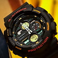 Casio Casio G-Shock GA-140-1A4DR (GA-140-1A4) — полный набор фото мужские часы япония