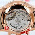 Tissot Tissot Chemin des Tourelles Automatic Chronograph T139.462.36.298.00 механические мужские часы часы крупный план коричневый циферблата