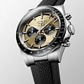 Longines Longines Conquest L3.835.4.32.9, hydroconquest швейцария мужские часы на браслете каучук боковой вид