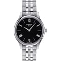 Tissot Tissot Tradition 5.5 Lady T063.209.11.058.00 Tradition T0632091105800 кварцевые женские часы черный циферблат, браслет нержавеющая сталь — вид спереди