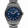 Armani Exchange Armani Exchange Kilian AX1421  AX1421 кварцевые мужские часы синий циферблат, браслет нержавеющая сталь с ip-покрытием — вид спереди