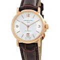 Certina Certina DS Caimano C017.207.36.037.00 DS Caimano C0172073603700 механические женские часы белый циферблат, браслет кожаный — вид спереди