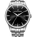 Jacques Philippe Jacques Philippe Planum JPQGS661316  JPQGS661316 кварцевые мужские часы черный циферблат, браслет нержавеющая сталь 316l — вид спереди