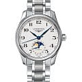 Longines Longines Master Collection L2.409.4.78.6  L24094786 механические женские часы серебристый циферблат, браслет нержавеющая сталь — вид спереди
