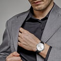 Jacques Lemans Jacques Lemans 1-2073I мужские часы серебристый циферблат на запястье