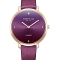Kenneth Cole Kenneth Cole Classic KCWLA2237002  KCWLA2237002 кварцевые женские часы фиолетовый циферблат, браслет кожаный — вид спереди