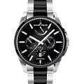 Jacques Lemans Jacques Lemans Derby 1-2204E  1-2204E механические мужские часы черный циферблат, браслет нержавеющая сталь с pvd-покрытием — вид спереди