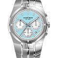 Jacques Lemans Jacques Lemans 1-2183F  1-2183F кварцевые женские часы голубой циферблат, браслет нержавеющая сталь — вид спереди