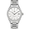 TAG Heuer TAG Heuer Carrera WAR1315.BA0778  WAR1315.BA0778 кварцевые женские часы перламутровый циферблат, браслет нержавеющая сталь — вид спереди