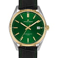 Jacques Lemans Jacques Lemans Derby 50-4W  50-4W кварцевые женские часы зеленый циферблат, браслет кожаный — вид спереди