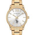 U.S. Polo Assn. U.S. Polo Assn Fundamental USPA2057-13  USPA2057-13 кварцевые женские часы серебристый циферблат, браслет нержавеющая сталь — вид спереди