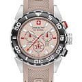 Swiss Military Hanowa Swiss Military Hanowa 06-4324.04.014  06-4324.04.014 кварцевые мужские часы розовый циферблат, браслет силикон — вид спереди