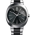 Rado Rado D-Star R15943162  R15943162 кварцевые мужские часы черный циферблат, браслет сталь + керамические вставки — вид спереди