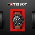 Tissot Tissot SuperSport Chrono T125.617.36.051.01 кварцевые мужские часы часы крупный план черный циферблата