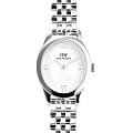 Daniel Wellington Daniel Wellington Ophelia Mini Silver DW00100808  DW00100808 кварцевые женские часы синий циферблат, браслет нержавеющая сталь — вид спереди
