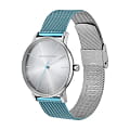 Armani Exchange Armani Exchange Lola  AX5599  AX5599 кварцевые женские часы серебристый циферблат, браслет нержавеющая сталь с ip-покрытием — вид спереди