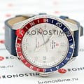 Swiss Military by Chrono Swiss Military by Chrono Quartz GMT SM34095.05 кварцевые мужские часы часы крупный план серебристый циферблата