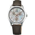 Orient Orient SX09005W (FSX09005W)  FSX09005W кварцевые женские часы перламутровый циферблат, браслет кожаный — вид спереди