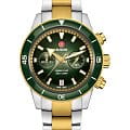 Rado Rado Captain Cook Automatic Chronograph R32151318 Automatic R32151318 механические мужские часы зеленый циферблат, браслет нержавеющая сталь с pvd-покрытием — вид спереди