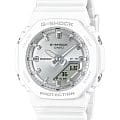 Casio Casio G-Shock GMA-P2100VA-7ADR (GMA-P2100VA-7A)  GMA-P2100VA-7A электронные женские часы серебристый циферблат, браслет пластик — вид спереди