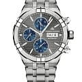 Maurice Lacroix Maurice Lacroix Aikon Automatic Chronograph AI6038-TT032-330-1  AI6038-TT032-330-1 механические мужские часы серый циферблат, браслет нержавеющая сталь — вид спереди