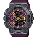 Casio Casio G-Shock GM-110CL-6ADR (GM-110CL-6A) GM GM-110CL-6A электронные мужские часы фиолетовый циферблат, браслет полимер — вид спереди