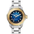 TAG Heuer TAG Heuer Aquaracer Professional 200 Date WBP2450.BA0622  WBP2450.BA0622 механические женские часы синий циферблат, браслет нержавеющая сталь — вид спереди