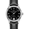 Certina Certina DS-8 Lady Powermatic 80 C033.207.16.053.00 DS 8 C0332071605300 механические женские часы черный циферблат, браслет кожаный — вид спереди