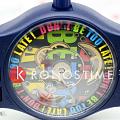 Swatch Swatch Sistem51 Biosourced SO30N400 механические мужские часы часы крупный план синий циферблата