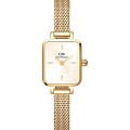 Daniel Wellington Daniel Wellington Quadro DW00100656  DW00100656 кварцевые женские часы шампань циферблат, браслет сталь c pvd покрытием — вид спереди