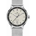 Hamilton Hamilton American Classic Intra-Matic Auto H38425120  H38425120 механические мужские часы белый циферблат, браслет нержавеющая сталь — вид спереди