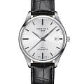 Certina Certina DS-8 C033.451.16.031.00 DS 8 C0334511603100 кварцевые мужские часы серебристый циферблат, браслет кожаный — вид спереди