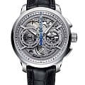 Maurice Lacroix Maurice Lacroix Masterpiece MP6028-SS001-001-1  MP6028-SS001-001-1 механические мужские часы цветной циферблат, браслет кожаный — вид спереди