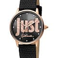 Just Cavalli Just Cavalli Logo JC1L116L0035  JC1L116L0035 кварцевые женские часы  циферблат, браслет кожаный — вид спереди