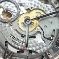 Tissot Tissot Chemin des Tourelles Squelette T099.405.36.418.00 механические мужские часы часы крупный план серый циферблата