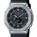 Casio Casio G-Shock GM-2100RW-1A GM GM-2100RW-1A электронные мужские часы  циферблат, браслет пластик — вид спереди
