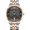Certina Certina DS Caimano Powermatic 80 C035.407.22.087.01 DS Caimano C0354072208701 механические женские часы белый циферблат, браслет сталь c pvd покрытием — вид спереди
