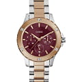 Guess Guess Sport GW0723L2  GW0723L2 кварцевые женские часы красный циферблат, браслет сталь с ip покрытием — вид спереди