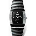 Rado Rado Sintra R13617719  R13617719 кварцевые мужские часы черный циферблат, браслет керамика — вид спереди