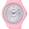 Casio Casio Collection LX-500H-4E4VEF  LX-500H-4E4VEF кварцевые женские часы серебристый циферблат, браслет пластик — вид спереди