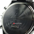 Casio Casio Edifice EFS-S560DC-1A кварцевые мужские часы часы крупный план черный циферблата