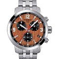 Tissot Tissot PRC 200 Basketball T055.417.11.297.01 PRC 200 T0554171129701 кварцевые мужские часы коричневый циферблат, браслет нержавеющая сталь — вид спереди