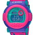 Casio Casio G-Shock G-B001RG-4DR (G-B001RG-4) G G-B001RG-4DR электронные мужские часы бирюзовый циферблат, браслет пластик — вид спереди