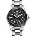 TAG Heuer TAG Heuer Aquaracer WAY131K.BA0748  WAY131K.BA0748 кварцевые женские часы черный циферблат, браслет нержавеющая сталь — вид спереди