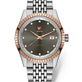 Rado Rado Hyperchrome Automatic Diamonds R33100703 Automatic R33100703 механические мужские часы зеленый циферблат, браслет нержавеющая сталь — вид спереди