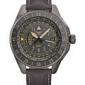 Aviator Aviator Airacobra V.1.37.7.305.4  V.1.37.7.305.4 кварцевые мужские часы серый циферблат, браслет кожаный — вид спереди